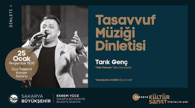 Tarık Genç'le tasavvuf rüzgarı Ziya Taşkent'te esecek