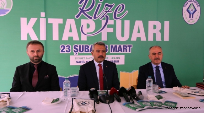 RİZE'DE EN BÜYÜK KİTAP FUARI BU CUMA GÜNÜ AÇILIYOR 