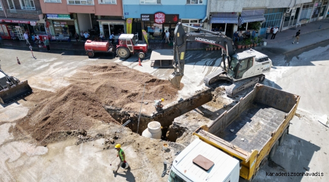 Serdivan’ın 17 bin 500 metrelik altyapı hattında çalışmalar devam ediyor