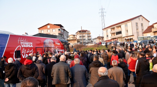 Başkan Posbıyık, Ören ve Ömerli'de coşkuyla karşılandı