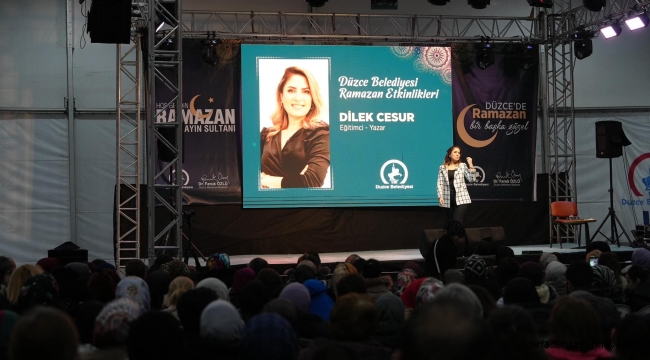 Dilek Cesur, Düzcelilerle buluştu