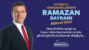 İBB RAMAZAN BAYRAMI TEBRİĞİ 