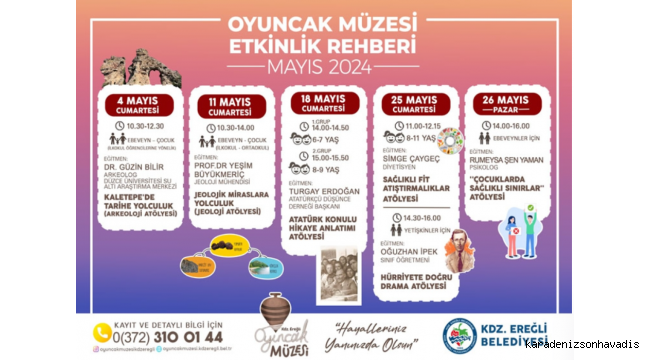 Oyuncak Müzesi mayıs ayı atölye programı