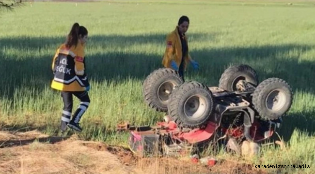 Burdur’da acı kaza! ATV’nin altında kaldı, hayatını kaybetti