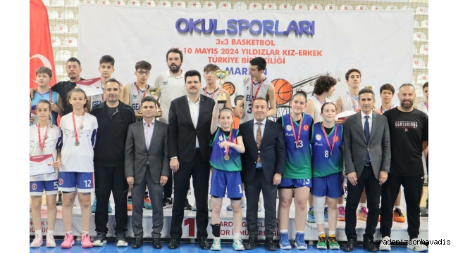 Çaykur Ortaokulu 3x3 Basketbol Takımı, Türkiye şampiyonu oldu