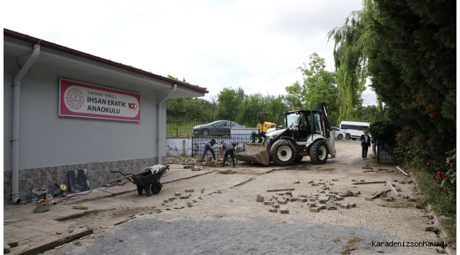 Ferizli Belediyesi Fen İşleri Müdürlüğü'nden yaz mesaisi