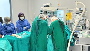 Kalp hastası ikiz bebek için İstanbul'dan özel ekip geldi