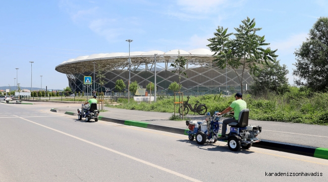 Stadyumun çevresi Büyükşehirle şampiyonluğa hazırlanıyor