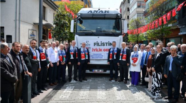 Trabzon’da Filistin’e yardım eli