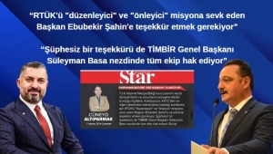 Güvenli İnternet Medya Merkezi (GİMMER) Başkanı Av. Altıparmak, Star’da yazdı