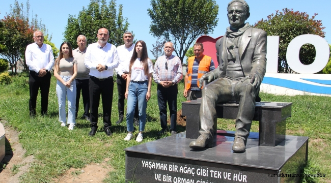 Hopa Belediyesi şair Nazım Hikmet'in vasiyetini yerine getirdi