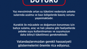 Sulama uyarısı