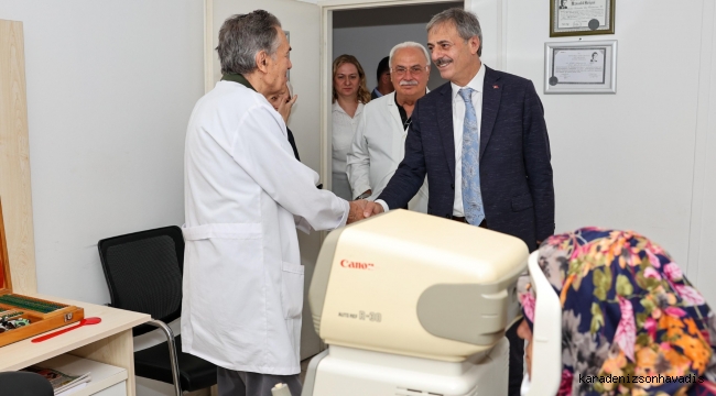 Başkan Alemdar Büyükşehir Tıp Merkezi’ni ziyaret ett