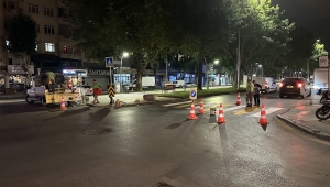 Büyükşehir’den iki bulvarda gece mesaisi