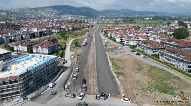 Büyükşehir’in yeni yol hamlesi bölgenin trafik yükünü hafifletecek: 1. Cadde’de sona doğru