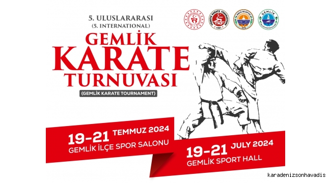 Spor şehri Gemlik'te karate şöleni