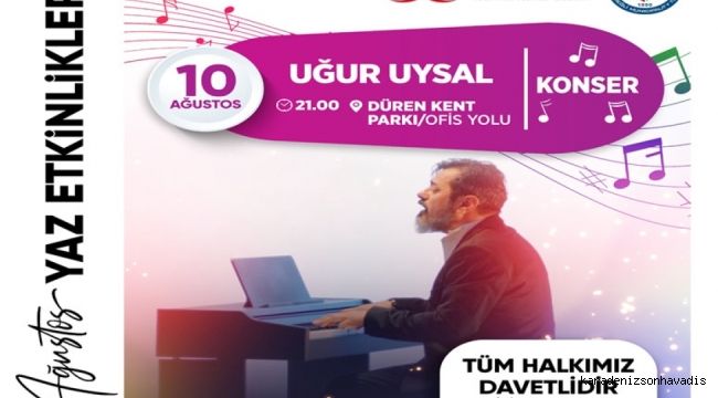 Cumartesi Akşamı Uğur Uysal Konserine Davetlisiniz