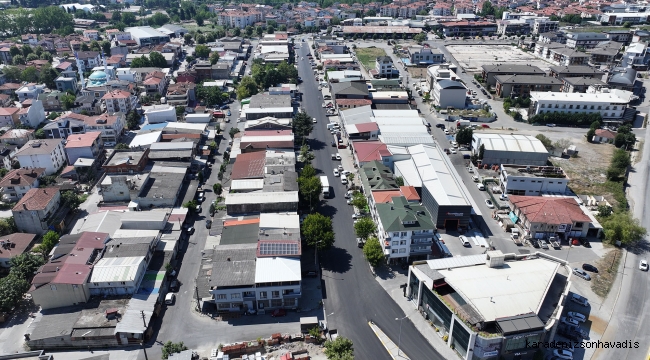 Halit Evin Caddesi’nin altyapısından sonra üstyapısı da yenilendi