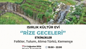 Rize Belediyesi Kültür Evi açılıyor 