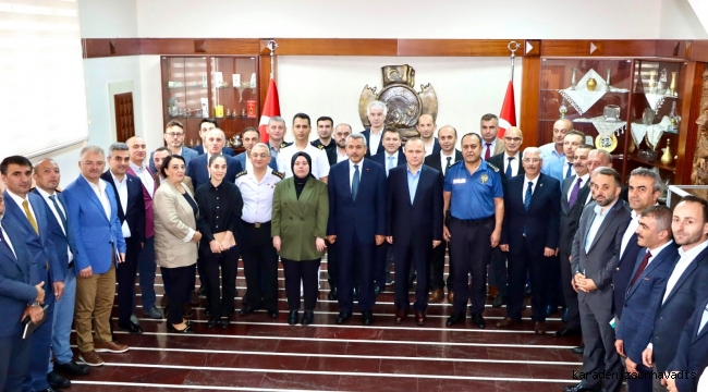 Rize Valisi Baydaş başkanlığında İl İdare Şube Başkanları toplantısı yapıldı