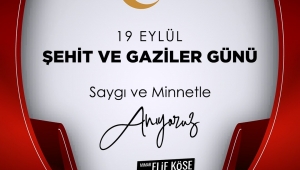 Safranbolu Belediye Başkanı Mimar Elif Köse'nin Gaziler Günü Mesajı