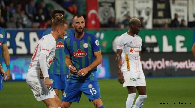 Çaykur Rizespor, Süper Lig’de 5 maç sonra galip geldi