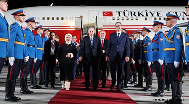 Cumhurbaşkanı Erdoğan Sırbistan'da