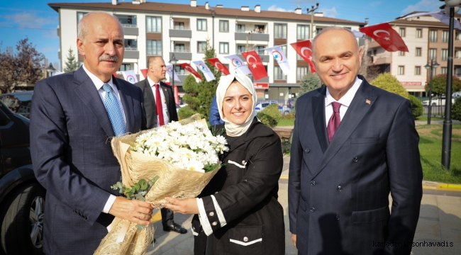 TBMM Başkanı Kurtulmuş'tan Düzce Belediyesi'ne ziyaret