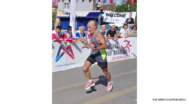 Uluslararası maratonda birincilik kürsüsü Ali Turan’ın