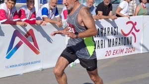 Uluslararası maratonda birincilik kürsüsü Ali Turan’ın