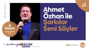 Ahmet Özhan Sakarya’da sanatseverlerle buluşacak