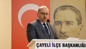 AK PARTİ ÇAYELİ İLÇE BAŞKANLIĞINA ABDÜLLATİF KÖMÜRCÜ SEÇİLDİ