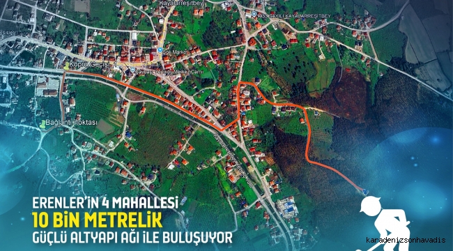 Erenler’in 4 mahallesi 10 bin metrelik güçlü altyapı ağı ile buluşuyor