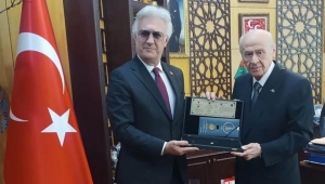 Tamer Karadağlı, MHP Lideri Devlet Bahçeli’yi ziyaret etti