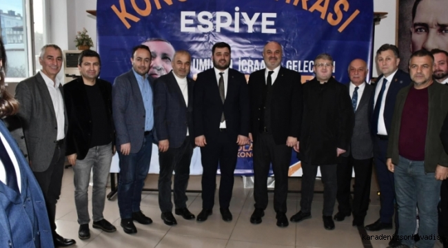 AK Parti Giresun Espiye İlçe Kongresi gerçekleşti