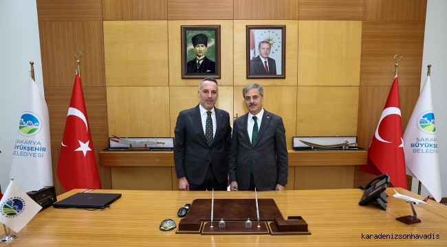 Başkan Yusuf Alemdar, İl Başkanı Tever ve yönetimini ağırladı