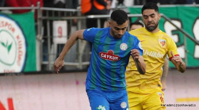 Çaykur Rizespor, Kayserispor'u rahat geçti