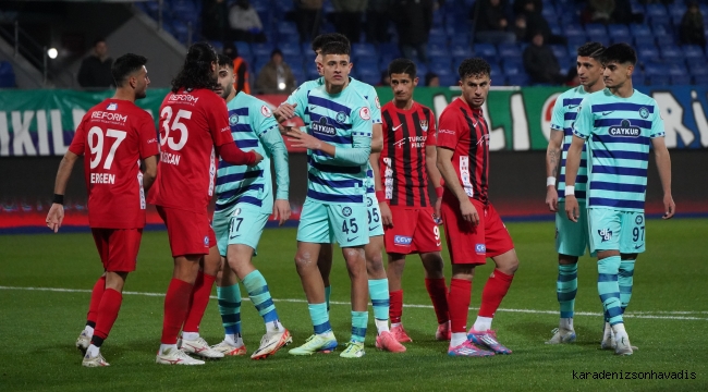 Çaykur Rizespor Kupada Fark Attı