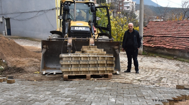 Orhaniye Mahallesi'nde yollar tamam