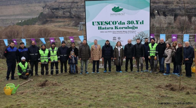 Safranbolu’da “UNESCO 30. Yıl Hatıra Koruluğu” Kuruldu