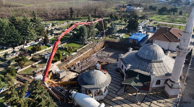 ŞEHİR MEZARLIĞINDA YÜKSELECEK BİNANIN TEMELİ ATILDI