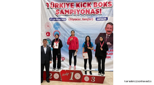 Büyükşehirli sporcu Sakarya'yı bronz madalyayla gururlandırdı