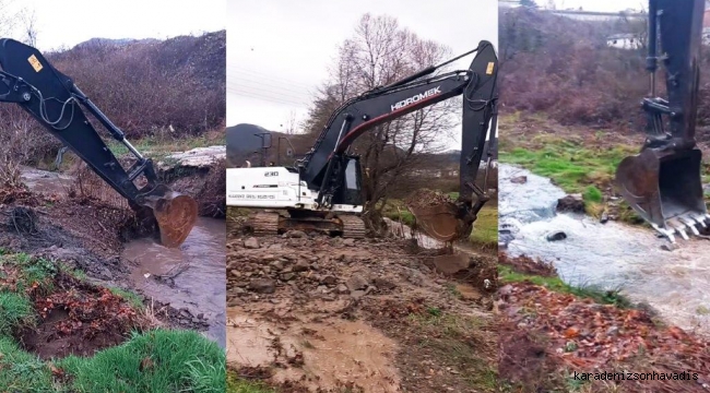 ÖREN MAHALLESİ’NDE ÇAYIR DERESİ TEMİZLENİYOR