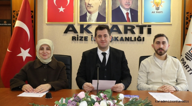 AK Parti Rize İnsan Hakları Başkanlığı 28 Şubat basın açıklaması