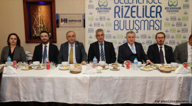 Ankara RİDEF’ten ‘Rize’nin kalbi sağlıkta atıyor’ buluşması!