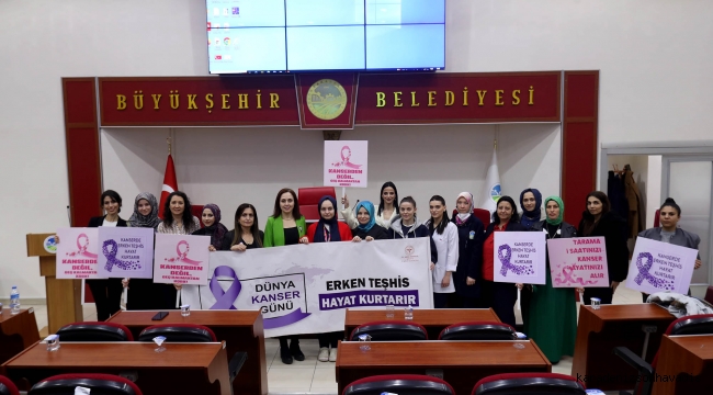 Büyükşehir Tıp Merkezi’nden kanser hastalığı için anlamlı farkındalık