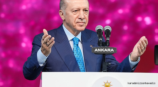 Cumhurbaşkanı Erdoğan, AK Parti Kadın Kolları Kongresi'nde konuştu