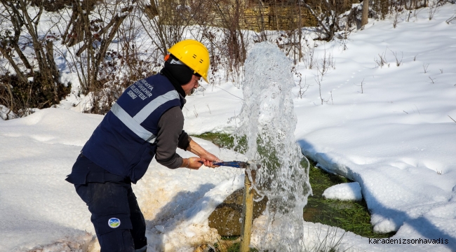 Güçlü altyapı için her türlü şart ve koşulda sahadalar