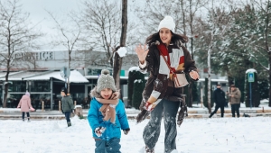 Kartpostal tadında bir gün: Beyaz rüya Sakarya’ya çok yakıştı