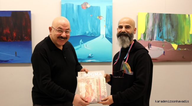 Ressam Beşir Bayar,SANKO Sanat Galerisi'nde sergi açtı